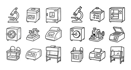 Biology Lab Icons