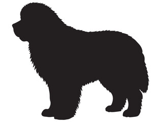 FOUNDLAND DOG SILHOUETTE