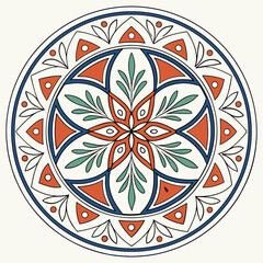 ornamental round lace ornament