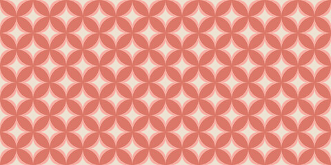 Vintage geometric seamless pattern. Repeated mid-century design for packaging, decorating, cover, wrapping, wallpapers, banners