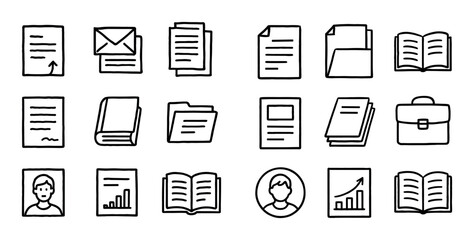 Hand-Drawn Submission Icons