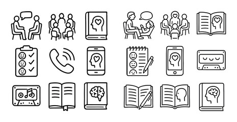 Mental Wellness Icons