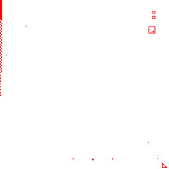 Futuristic targeting UI frame is featuring panels TARGET LOCKED ON label, transparent background