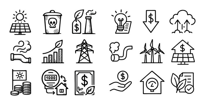 Renewable Policy Icons
