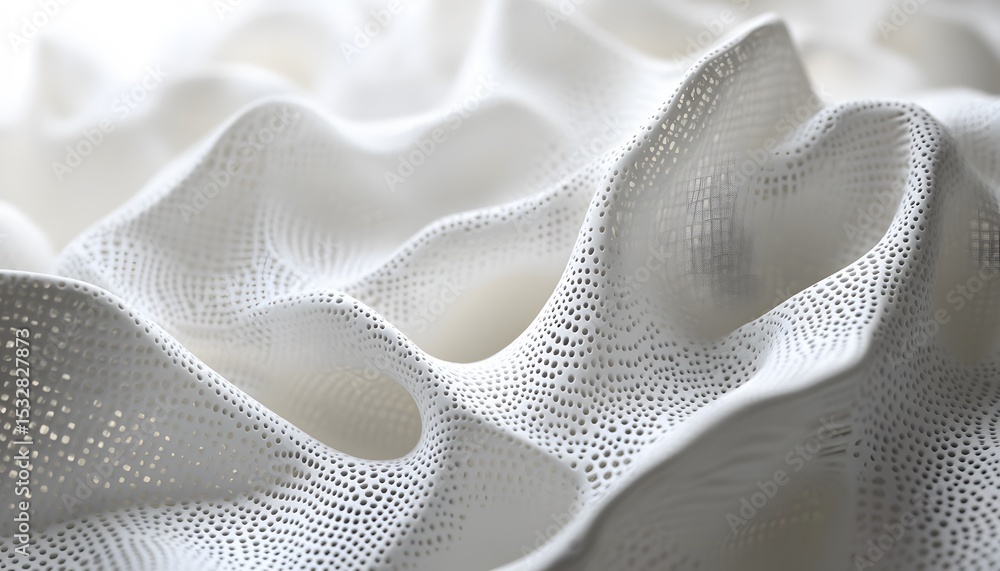 Poster intricate, textured surface with a repeating pattern.