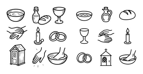 Sacraments Icon Grid