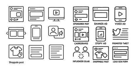 Advertising Icon Grid
