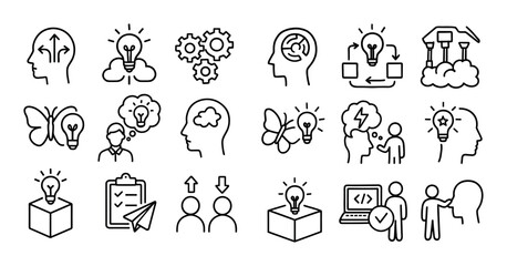 Innovation Strategy Icons
