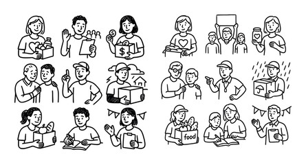 Volunteer Icon Grid