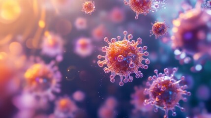 Microscopic View of Histamine Molecules Triggering Allergic Reactions