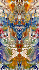 Abstract art background . Hand painting artwork on canvas .