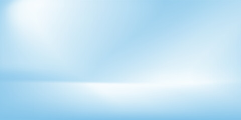 Aesthetic clear blue sky set. Summer season blue pastel colored vertical vector banner. Blurred sky gradient background. Simple soft light modern arts