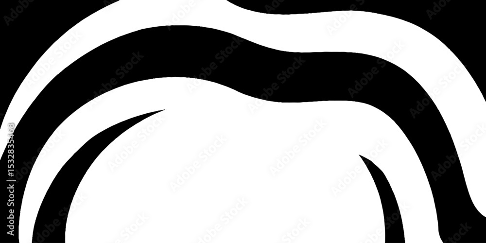 Poster abstract art design featuring dynamic arcs, waves, and swirls for creative projects