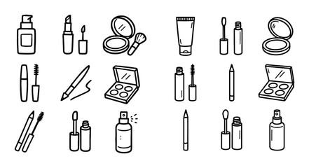 Minimal Makeup Icons