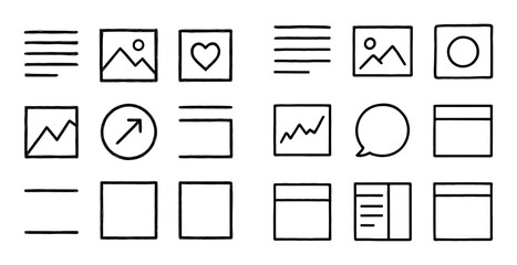 Minimalist Icon Grid