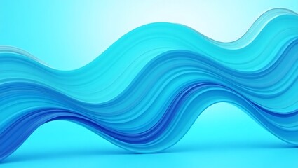 Fototapeta premium Abstract Blue Wave Background for Modern Design Background image