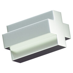 Realistic form PNG Shiny silver 3D shape. Abstract form element set on transparent background. Formas cromadas en 3D. 