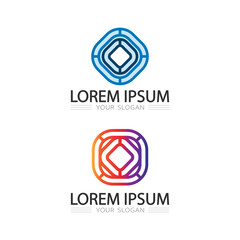 Modern Circular Logo Design Featuring Capital O Letter for Business and Digital Projects