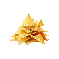 Heap of Crispy Tortilla Chips with Poppy Seeds