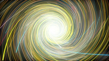 Abstract Swirl lines. Computer generated 3d render