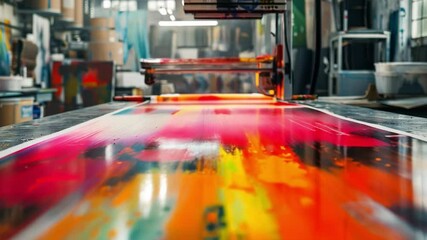 Abstract background with bright colors and blurred lines. Suitable for creative projects, presentations and promotional materials.
