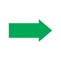 green arrow sign