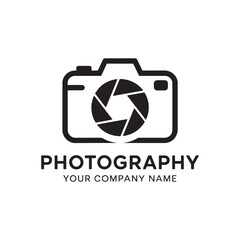 Unique camera logo Modern and minimalist vector and abstract logo