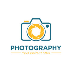 Unique camera logo Modern and minimalist vector and abstract logo
