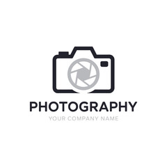Unique camera logo Modern and minimalist vector and abstract logo