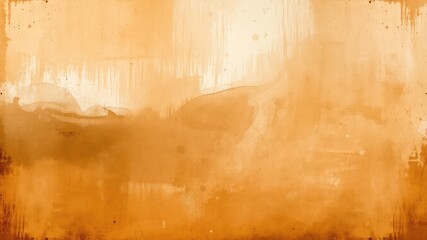 A Textured Orange Backdrop with Faded Brushstrokes and Distressed Edges Creates a Rustic and Abstract Aesthetic