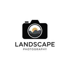Unique camera logo Modern and minimalist vector and abstract logo