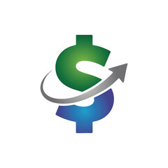 Unique financial logo Modern and minimalist vector and abstract logo
