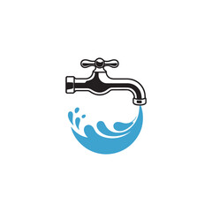 Unique plumbing service logo Modern and minimalist vector and abstract logo