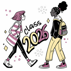   Cool and Edgy Class of 2026 with Street Art El & SVG 