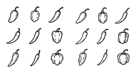 Spicy Pepper Icons