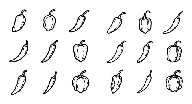 Spicy Pepper Icons