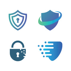 Unique security logo Modern and minimalist vector and abstract logo