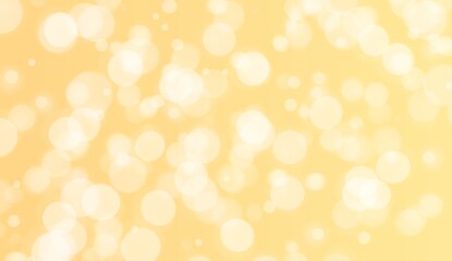 Abstract golden background with shimmering Christmas bokeh lights, perfect for a bright, festive holiday celebration design