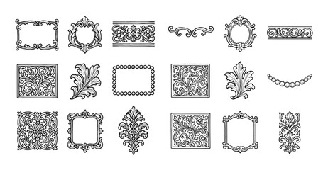 Victorian Border Icons