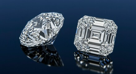 Radiant And Princess Cut Diamonds