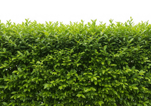 Dense green leaf hedge texture background