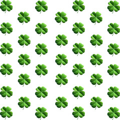 set of green leaves