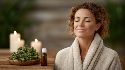 Serene Aromatherapy Session with Essential Oils and Herbs
