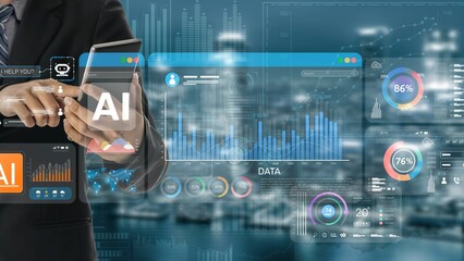 AI Assistant Brain Processor with LLM Technology, Big Data, Machine Learning, Generative AI for...