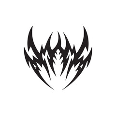 black and white tattoo design silhouette 