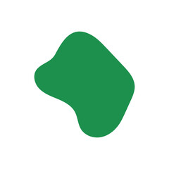 Abstract Green Blob