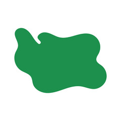 Abstract Green Blob