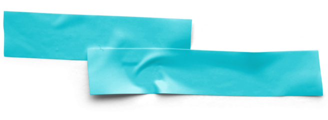 Adhesive tape, sticky paper stripe. blue tape.