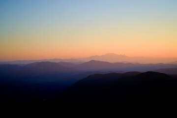 Fototapeta premium sunrise in the mountains