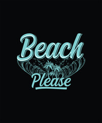 Neon Beach Design, EPS, VECTOR

